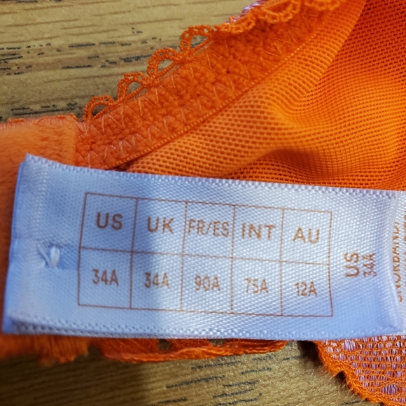 Savage X Fenty Perfect Poppies Lace Bralette 34A - Picture 4 of 9